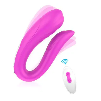Imagem do produto Vibrador de Casal com 9 Vibrações - Roxo | S-Hande Mermaid
