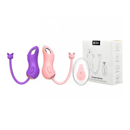 Imagem do produto Bullet Forma de Capivara com Vibro e Choque - Roxo | Miki