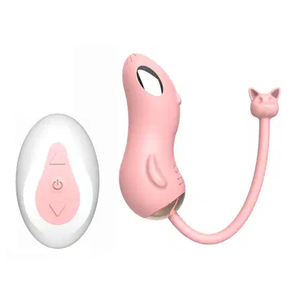 Imagem do produto Bullet Forma de Capivara com Vibro e Choque - Rosa | Miki