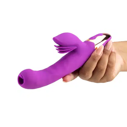 Imagem do produto Vibrador com Aquecimento, 7 Vibrações e Movimentos - Roxo