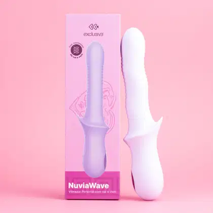 Imagem do produto Vibrador com 10 Vibrações e Função Vai e Vem - NuviaWave