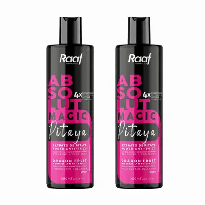 Imagem do produto Kit 2 Máscara Progressiva Absolut Pitaya Alisamento e Brilho Intenso Raaf Cosmetics - 300ml