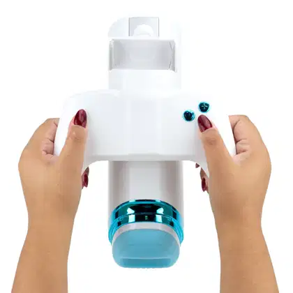 Imagem do produto Masturbador c/ Suporte e 10 Vibrações - Branco | M-100 Pro