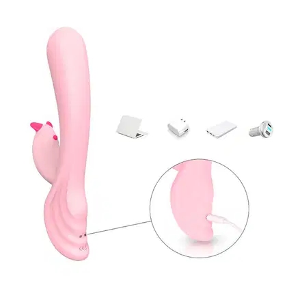 Imagem do produto Vibrador em Silicone com 9 Vibrações | S-Hande Plume