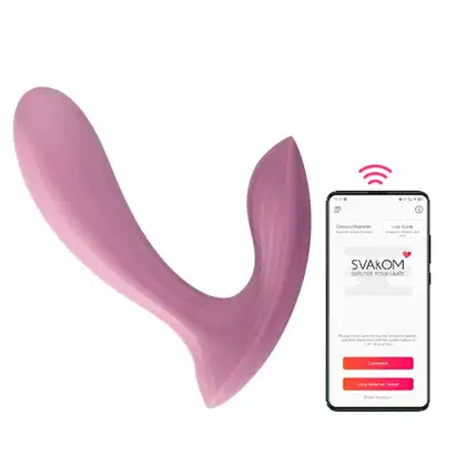 Imagem do produto Vibrador de Ponto G e Clitóris com App - Svakom Erica