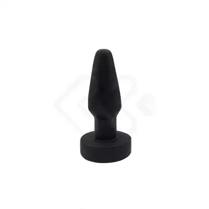 Imagem do produto Plug Anal Cônico - Preto | 11,4 x 4,5 cm | Butt Plug
