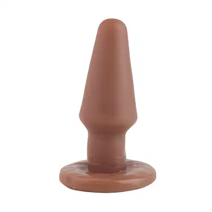 Imagem do produto Plug Anal Cônico - Marrom | 11,4 x 4,5 cm | Butt Plug