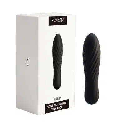 Imagem do produto Vibrador em Silicone com Vibro, Recarregável - Preto | Tulip