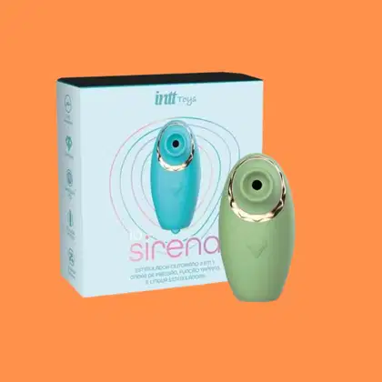 Imagem do produto Vibrador com Pulsações e Estímulos - Verde Claro | La Sirena