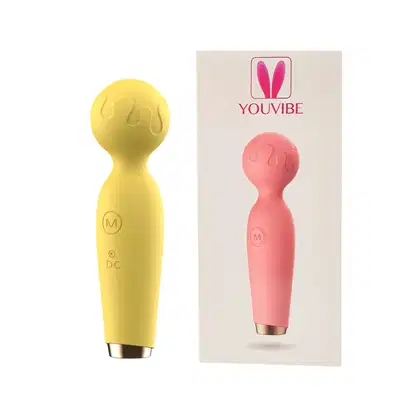 Imagem do produto Massageador Corporal com 10 Vibrações - Amarelo | You Vibe