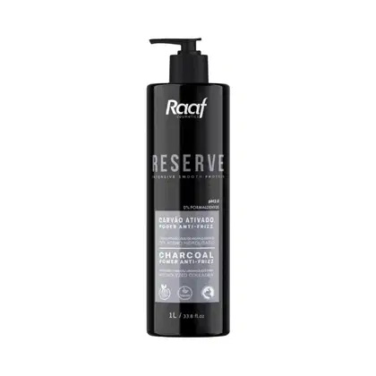 Imagem do produto Selante Capilar Orgânico Reserve Carvão Ativado Poder Anti-frizz Raaf Cosmetics – 1L