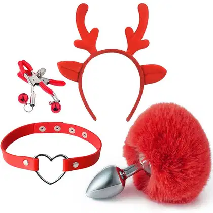 Imagem do produto Kit Fetiche com Tiara,  e Plug anal | Sexy Import