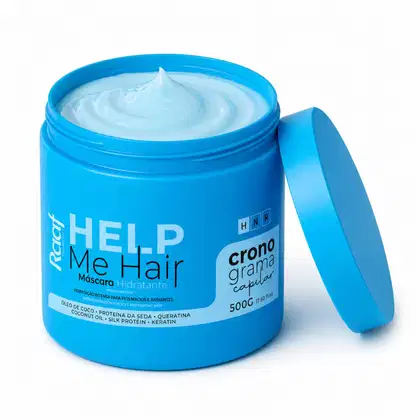 Imagem do produto Máscara Capilar Help Me Hair Hidratação Raaf Cosmetics - 500g