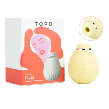 Imagem do produto Estimulador Clitoriano com 10 Pulsações - Amarelo | Lily