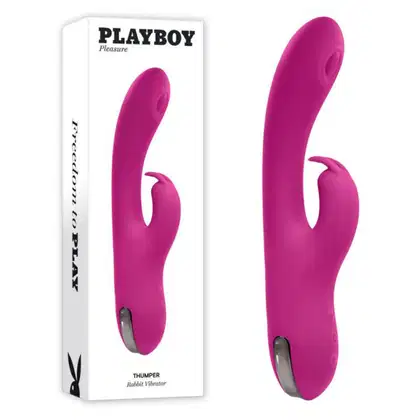 Imagem do produto Vibrador Rabbit com Batidinhas e Vibrações - Playboy Thumper