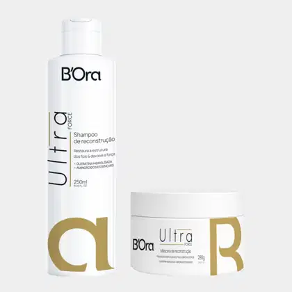 Imagem do produto Kit Ultra Force Shampoo 250ml  + Máscara 280g B'Ora