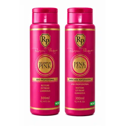 Imagem do produto Kit Matizador Pink 300ml Efeito Champanhe Robson Peluquero
