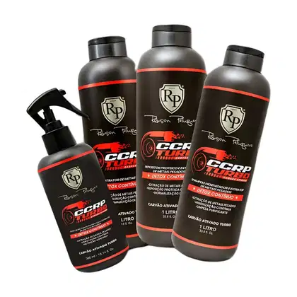Imagem do produto Kit Carvão Ativado Ccrp Turbo 1 Litro Robson Peluquero