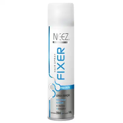 Imagem do produto Spray Fixador De Cabelo Profissional Neez Laque Capilar Fixa Solto Longa Duração 250ml
