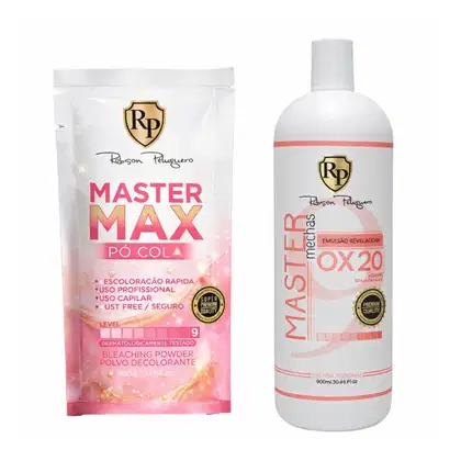 Imagem do produto Kit Descoloração Pó Cola 500gr + Ox 20 Robson Peluquero