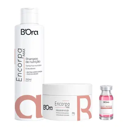 Imagem do produto Kit Encorpa Max Shampoo 250ml + Máscara 280g + Ampola Nutrição - B'Ora