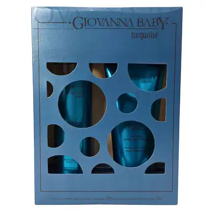 Imagem do produto Giovanna Baby Kit 1 Body Splash 260ml + 1 Loção Hidratante Corporal 200ml Turquoise 