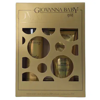 Imagem do produto Giovanna Baby Kit 1 Body Splash 260ml + 1 Loção Hidratante Corporal 200ml Gold