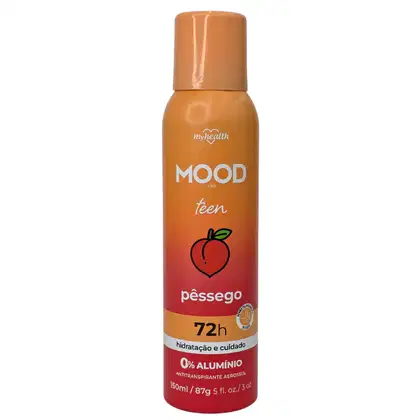 Imagem do produto My Health Mood Care Desodorante Antitranspirante Aerossol Sem Alumínio Teen Pêssego 150ml / 87g