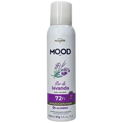 Imagem do produto My Health Mood Care Desodorante Antitranspirante Aerossol Sem Alumínio Flor de Lavanda 150ml / 87g