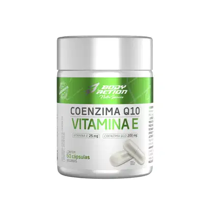 Imagem do produto Coenzima Q10 com vitamina E - antienvelhecimento celular - 60 cápsulas veganas