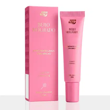 Imagem do produto Hidratante Labial Vitamina E Efeito Gloss Lollipop 15ml