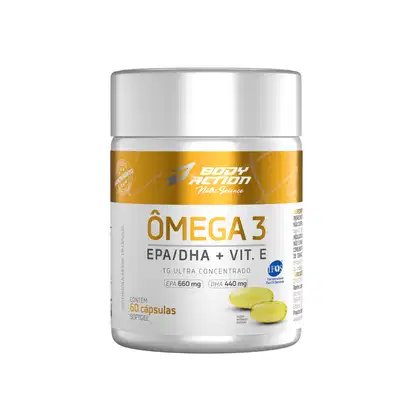 Imagem do produto Ômega 3 + vitamina E - contra envelhecimento celular - 60 cápsulas soft gel