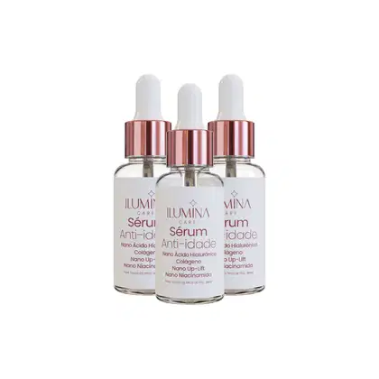 Imagem do produto Kit 3 Sérum Facial Hidratante Anti-Idade 30ml Ilumina Care