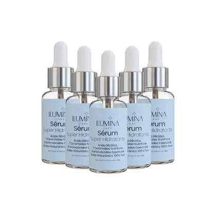 Imagem do produto Kit 5 Sérum Super Hidratante Anti Envelhecimento 30ml Ilumina Care