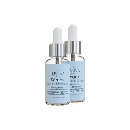 Imagem do produto Kit 2 Sérum Super Hidratante Anti Envelhecimento 30ml Ilumina Care