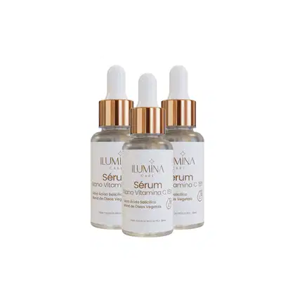Imagem do produto Kit 3 Sérum Renovador Nano Vitamina C 15% 30ml Ilumina Care