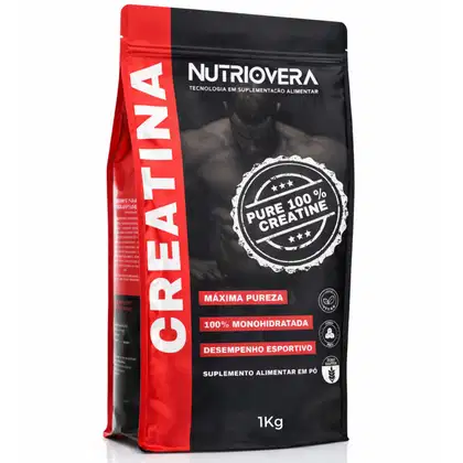 Imagem do produto Creatina Monohidratada 100% Pura Nutriovera 1kg