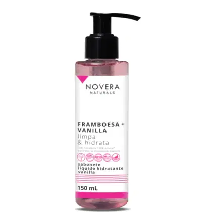 Imagem do produto Sabonete Líquido Hidratante Corporal Framboesa + Vanilla Novera Naturals 150mL