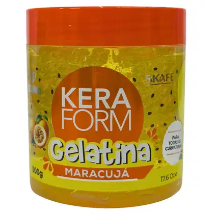 Imagem do produto Skafe Keraform Gelatina Capilar Maracujá Vegano 500g