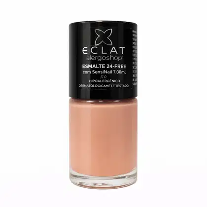 Imagem do produto Esmalte Hipoalergênico para Unhas Cruelty 24 Free Eclat 7ml Doce de Goiaba