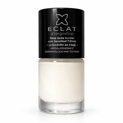 Imagem do produto Base Seda Hipoalergênica Eclat 24 Free Base Seda Incolor Hipoalergênica 24- Free