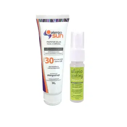 Imagem do produto Kit Lazer e Proteção - Gel Pós Picada e Protetor Solar FPS30 2 Itens