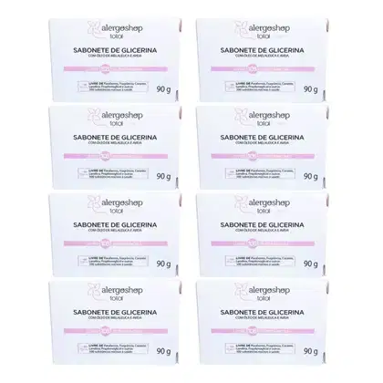 Imagem do produto Kit Sabonete em Barra de Glicerina - Total Care 90g Cada 8 Unidades