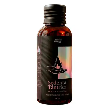 Imagem do produto Óleo de Massagem Tântrica e Corporal Aroma Algodão Doce e Pétalas 120ml