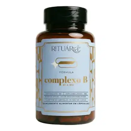 Imagem do produto Suplemento Fórmula Complexo B - Rituária - 60cap 500mg Sem Sabor