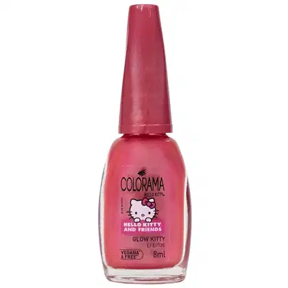 Imagem do produto Colorama Hello Kitty And Friends Esmalte Efeitos Glow Kitty Hello Kitty 8ml