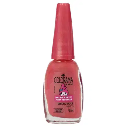 Imagem do produto Colorama Hello Kitty And Friends Esmalte Efeitos Brilho Doce My Melody 8ml