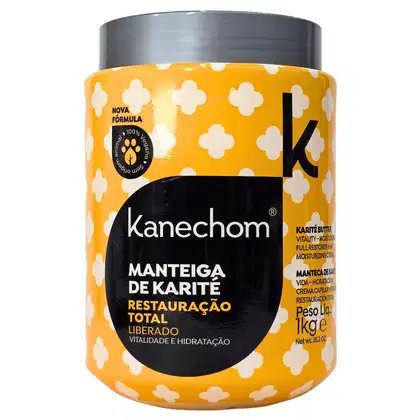 Imagem do produto Kanechom Restauração Total Máscara Capilar Manteiga de Karité Vegano 1kg