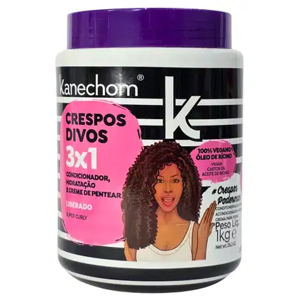 Imagem do produto Kanechom Crespos Divos Tratamento Capilar 3 em 1 Vegano 1kg