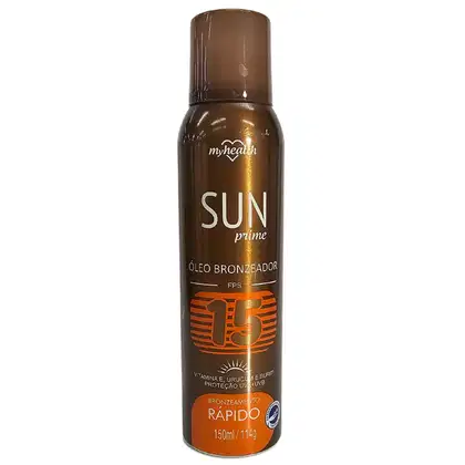 Imagem do produto My Health Sun Prime Óleo Bronzeador FPS 15 150ml / 114g